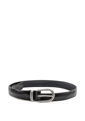 Orciani engraved-buckle belt - Black