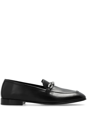 Jimmy Choo Tilda leather loafers - Black
