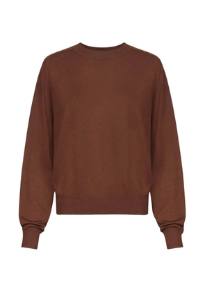 LouLou de Saison Angus long-sleeve sweater - Brown