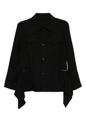 Yohji Yamamoto collared jacket - Black