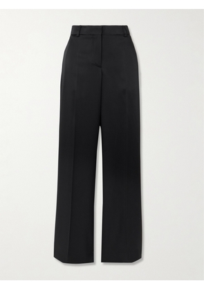 Stella McCartney - Satin Wide-leg Pants - Black - IT34,IT36,IT38,IT40,IT42,IT44,IT46