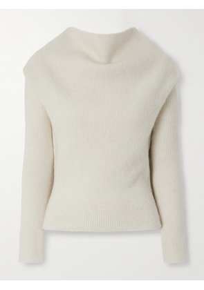 Rick Owens - Woven Turtleneck Sweater - Off-white - small,medium,large