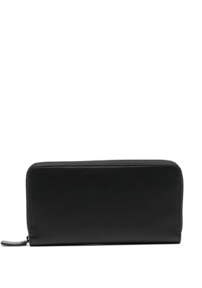 Common Projects logo-stamp leather wallet - Black