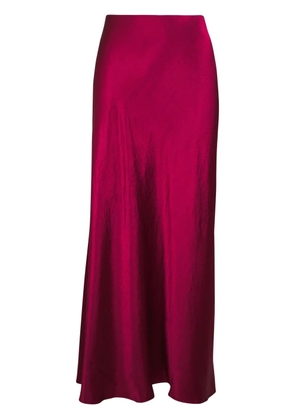 Vince satin midi skirt - Red