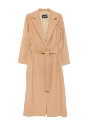 DONDUP belted lapels coat - Neutrals