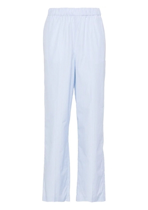 Fabiana Filippi striped cotton trousers - Blue