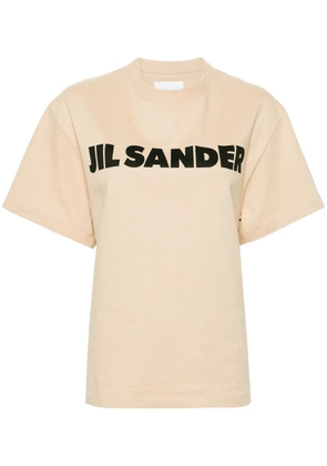 Jil Sander logo-print cotton T-shirt - Neutrals