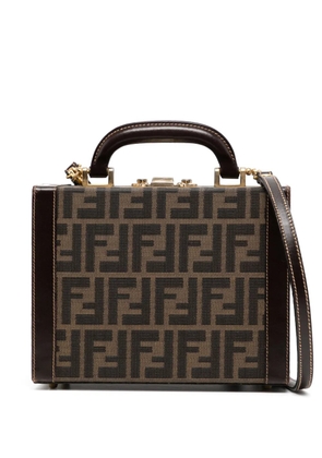 Fendi Pre-Owned 1990-2000s Zucca two-way vanity bag - Brown