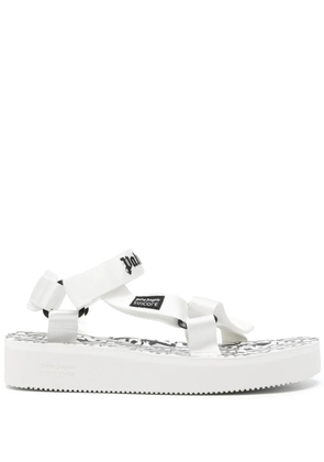 Suicoke x Palm Angels Depa logo-print sandals - White
