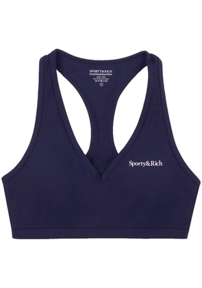 Sporty & Rich racerback sports bra - Blue