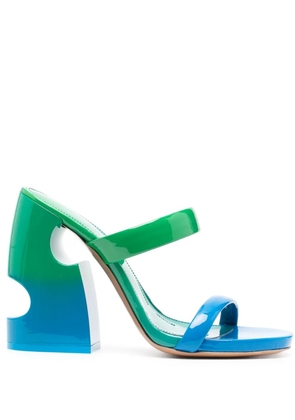 Off-White 120mm Shade Meteor Block sandals - Blue
