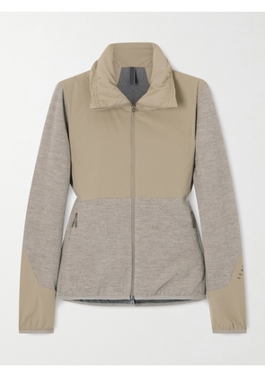 SEASE - Alon 2.0 Padded Shell-trimmed Wool-blend Jacket - Brown - 0,1,2,3,4