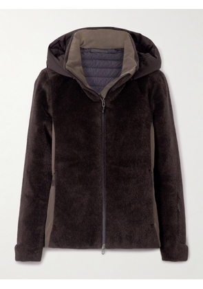 SEASE - Armor 3.0 Hooded Padded Alpaca Jacket - Brown - 0,1,2,3,4