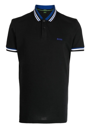 BOSS Paddy 2 cotton polo shirt - Black