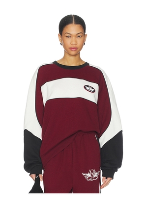 Boys Lie Good Sport Kara Pullover in Red. Size M/L. Also in XL/XXL, XS/S.