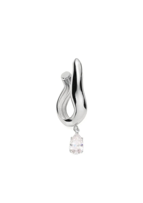 Magda Butrym Drop crystal wave earrings - Silver