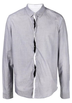 Private Stock The Hannibal layered shirt - Grey