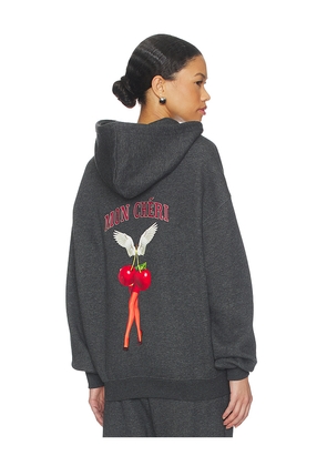 Boys Lie Mon Cheri Racer Hoodie in Grey. Size M/L. Also in XL/XXL, XS/S.