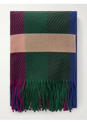 Gabriela Hearst - Halo Fringed Striped Cashmere Scarf - Multi - One size
