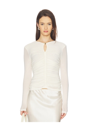 ASTR the Label Yasmine Top in White. Size L. Also in M, S, XL, XS.