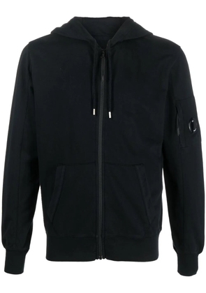 C.P. Company logo zipped hoodie - Black