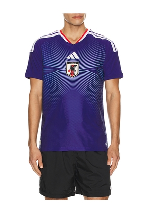 adidas Originals JFA Japan 26 27 Home World Cup Jersey in Royal. Size L. Also in M, S, XL/1X, XS.