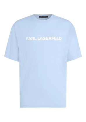 Karl Lagerfeld logo-print T-shirt - Blue
