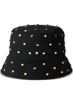 Maison Michel Axel stud-embellished bucket hat - Black