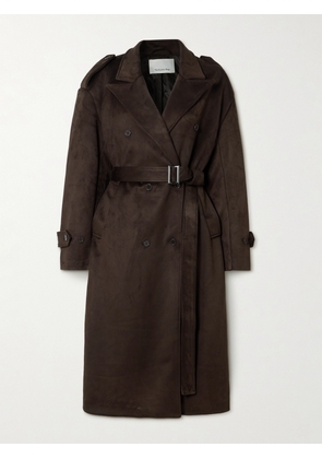 The Frankie Shop - Pembroke Brushed Trench Coat - Brown - XXS,XS,S,M,L,XL