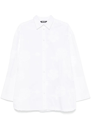ROTATE BIRGER CHRISTENSEN floral-appliqué shirt - White