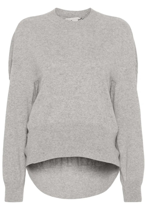 Stella McCartney logo-embroidered jumper - Grey