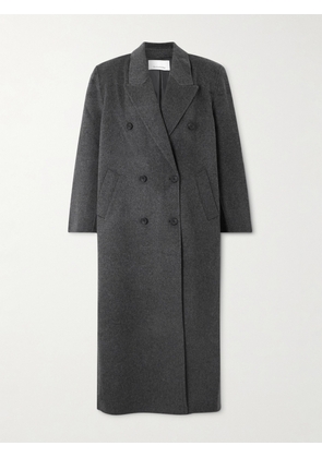 The Frankie Shop - Gaia Double-breasted Wool-blend Coat - Gray - XXS,XS,S,M,L,XL