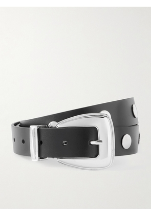 The Frankie Shop - Perth Studded Leather Belt - Black - XXS,XS,S,M,L,XL