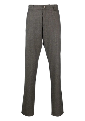 Canali drawstring-waist chinos - Grey