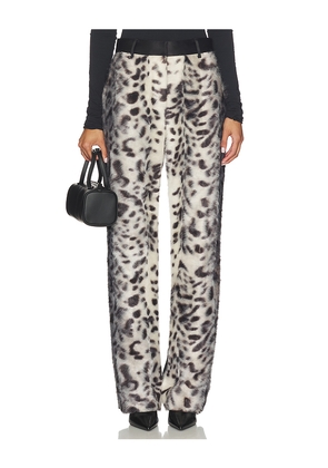 AKNVAS Barberini Fur Pant in Black. Size 0. Also in 10, 12, 4, 6, 8.