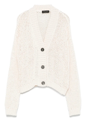 Roberto Collina drop-shoulder cardigan - Neutrals