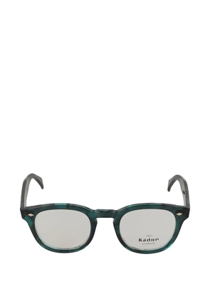 Kador Woody round-frame glasses - Black
