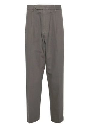 Dell'oglio mid-rise twill chinos - Grey