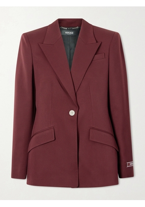 Versace - Informal Wool-blend Blazer - Burgundy - IT36,IT38,IT40,IT42,IT44,IT46,IT48