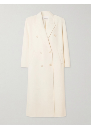 The Frankie Shop - Gaia Double-breasted Wool-blend Coat - Ivory - XXS,XS,S,M,L
