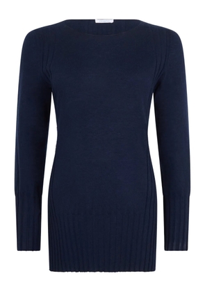 Malo ribbed sweater - Blue