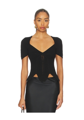 Cult Gaia Eliza Top in Black. Size L. Also in M, S, XS.