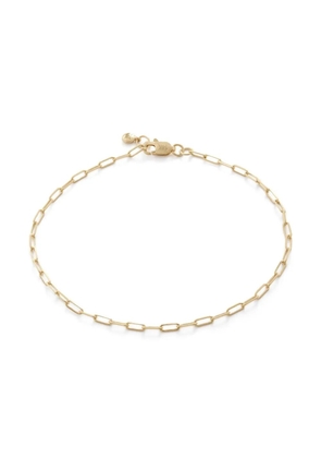 Monica Vinader 14kt yellow gold Paperclip-chain bracelet