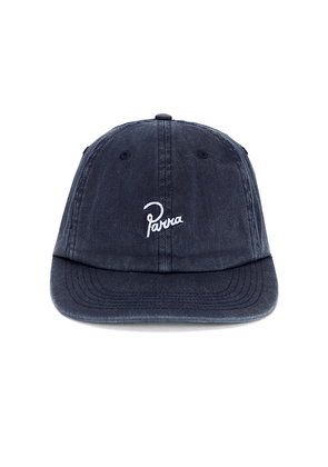By Parra Signature 6 Panel Hat in Blue.