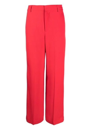 Co straight-leg cut trousers - Red