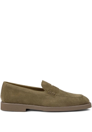Doucal's suede loafers - Brown