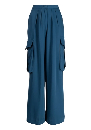 Bambah Delfin crepe cargo pants - Blue