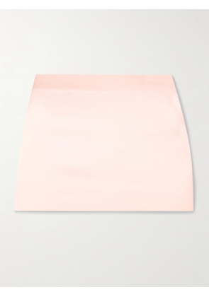 LISA YANG - Silk-satin Mini Skirt - Pink - 01,2