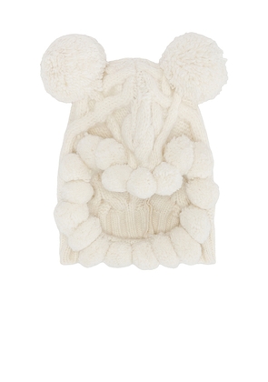 AKNVAS Millie Knit Hat in Cream.