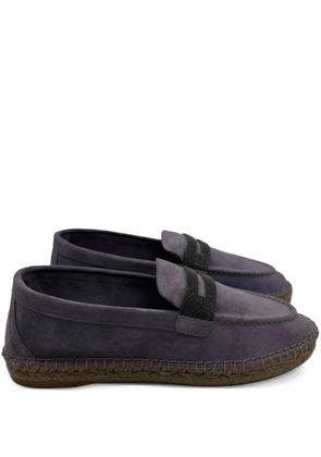 Brunello Cucinelli Monili-detail espadrilles - Purple